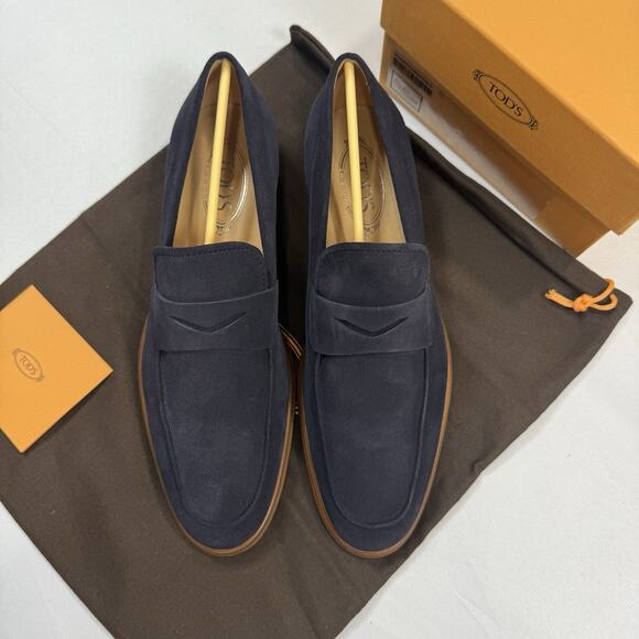 Tod’s PANTOFOLE SUEDE PENNY Loafer Size 7.5UK/9US New In Box MSRP $895 main image 7